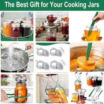Complete Canning Kit: 11-Piece Stainless Steel Set for Easy Home Preservation