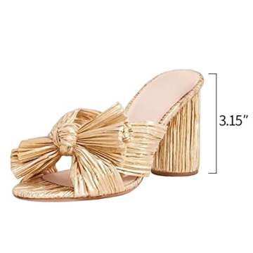 Stylish MICIFA Women's Bow Heeled Sandals for Every Occasion