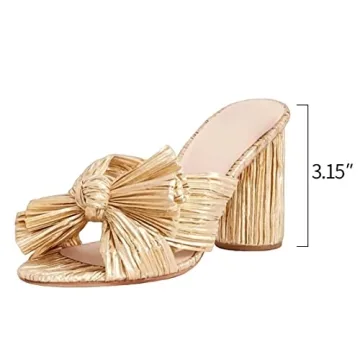 Stylish MICIFA Women's Bow Heeled Sandals for Every Occasion