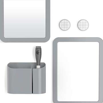 U Brands 6-Piece Locker Accessory Kit for Organized School Life