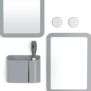 U Brands 6-Piece Locker Accessory Kit for Organized School Life