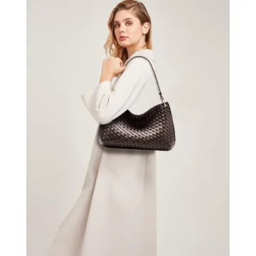GASSDA Stylish Woven Vegan Leather Handbag for Women