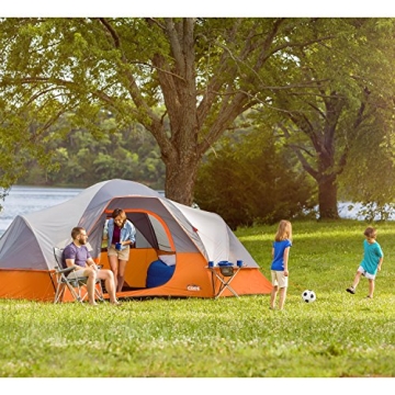 CORE Extended Dome 9 Person Tent for Family Camping