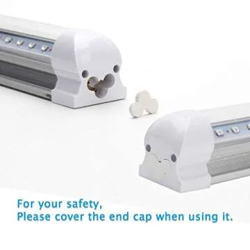 kamija UV LED Black Light, 10W USB Blacklight Tube for UV Poster, Portable Ultraviolet Light, Fluorescent Lamp for Halloween Blacklight Party Body Paints