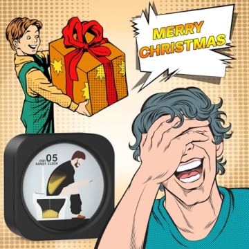 Funny Toilet Sand Timer Gag Gift for Men and Dad