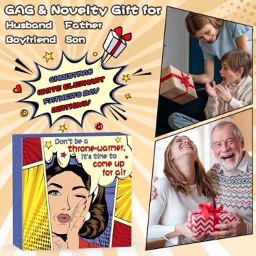 Funny Toilet Sand Timer Gag Gift for Men and Dad