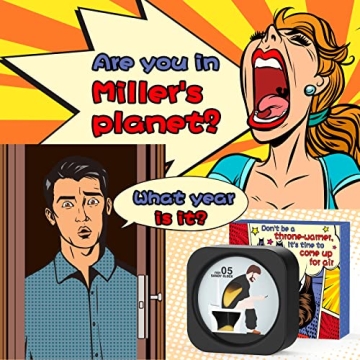 Funny Toilet Sand Timer Gag Gift for Men and Dad