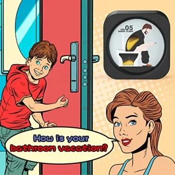Funny Toilet Sand Timer Gag Gift for Men and Dad