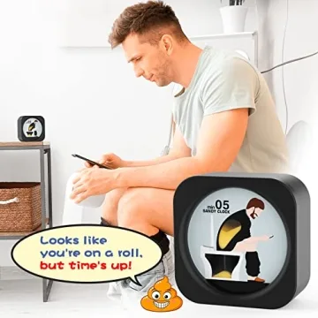 Funny Toilet Sand Timer Gag Gift for Men and Dad