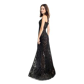 Dress the Population Women's Anabel Sweetheart Bustier Maxi Dress - Elegant & Flattering Black Look