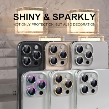 iPhone 16 Pro Bling Camera Lens Protector 9H Glass
