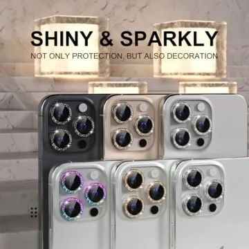 iPhone 16 Pro Bling Camera Lens Protector 9H Glass