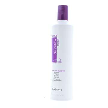 Fanola No Yellow Shampoo With Purple Violet Pigments To Eliminate Unwanted Yellow Tones & Brassiness...