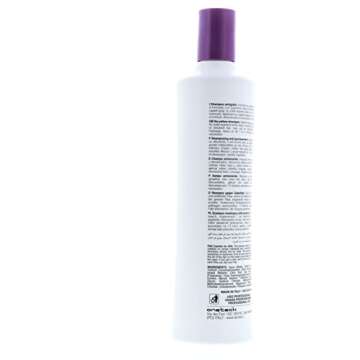 Fanola No Yellow Shampoo With Purple Violet Pigments To Eliminate Unwanted Yellow Tones & Brassiness In Platinum, Light Blonde, Gray, Bleached, or Highlighted Hair 11.83oz