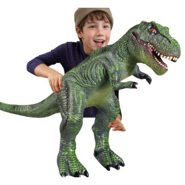 YONGJULE Large Dinosaur Toys - 28" Inflatable T-Rex for Kids 3-5, Soft Dinosaur Toy for Toddler Gift...