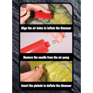 YONGJULE 28" Large Inflatable T-Rex Dinosaur for Kids