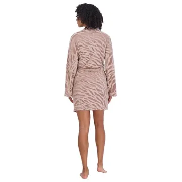 Steve Madden Women's Luxury Velour Bathrobe - Soft & Chic