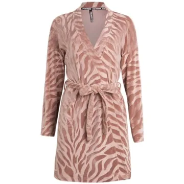 Steve Madden Women's Luxury Velour Bathrobe - Soft & Chic