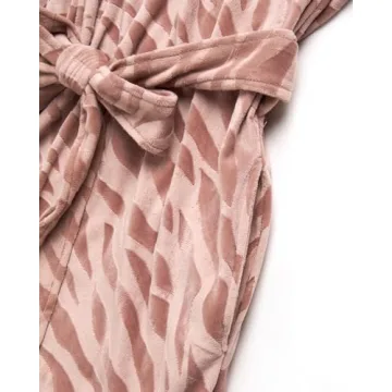 Steve Madden Women's Luxury Velour Bathrobe - Soft & Chic