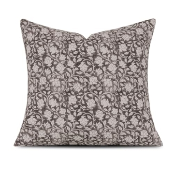 Stylish DOMVITUS Floral Pillow Cover 18x18 for Cozy Homes