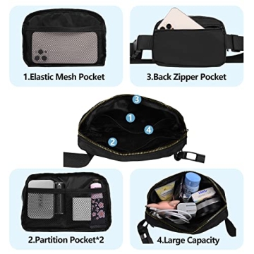 VOROLO Stylish and Versatile Fanny Pack With Adjustable Strap
