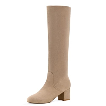 Stylish Knee High Block Heel Boots for Women - Shoe'N Tale