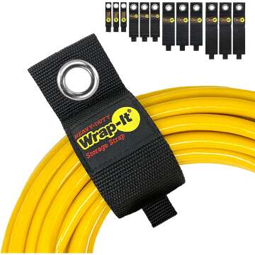 Heavy-Duty Wrap-It Storage Straps Pack of 12 - Ultimate Cable Management & Organization