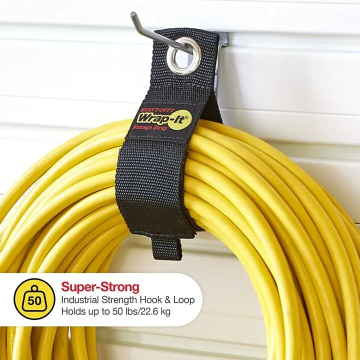 Wrap-It Storage Straps 12 Pack - Organize Cables Easily