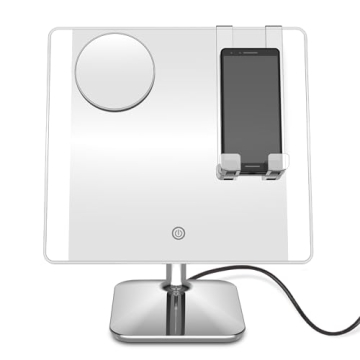 Conair Lighted Makeup Mirror with LED and Phone Holder