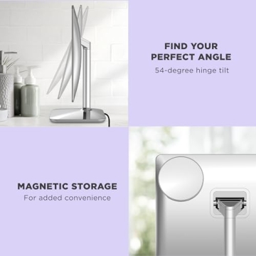 Conair Lighted Makeup Mirror with LED and Phone Holder