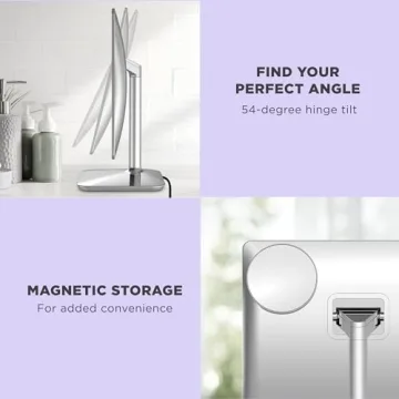 Conair Lighted Makeup Mirror with LED and Phone Holder