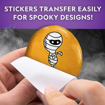 Creepy Creatures Rock Painting Kit for Halloween Fun