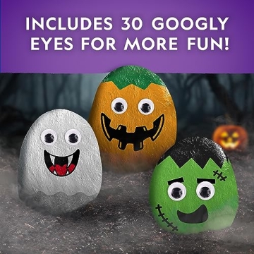 Creepy Creatures Rock Painting Kit for Halloween Fun