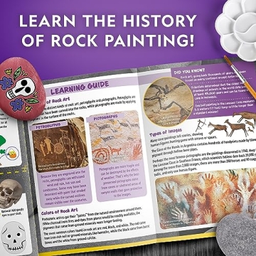Creepy Creatures Rock Painting Kit for Halloween Fun