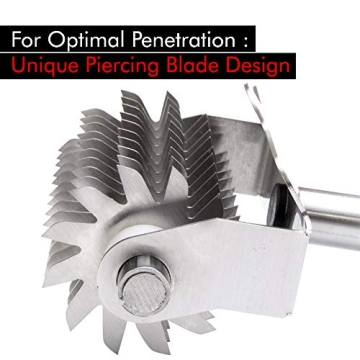 High Steaks Roller Meat Tenderizer Tool for Deliciously Tender Meat