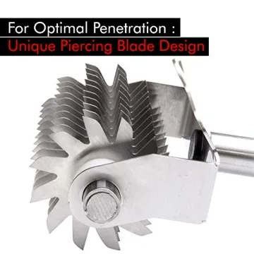 High Steaks Roller Meat Tenderizer Tool for Deliciously Tender Meat