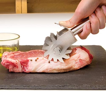 High Steaks Roller Meat Tenderizer Tool for Deliciously Tender Meat