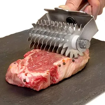 High Steaks Roller Meat Tenderizer Tool for Deliciously Tender Meat