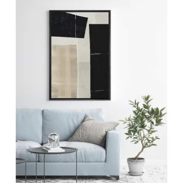 IDEA4WALL Framed Canvas Print Art for Modern Decor
