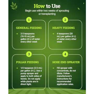 FoxFarm Grow Big Liquid Plant Food - Bloom Fertilizer for Flowers, Fruits, and Vegetables, Perfect for Indoor & Outdoor Potted Plants, NPK 6-4-4 (Gallon)