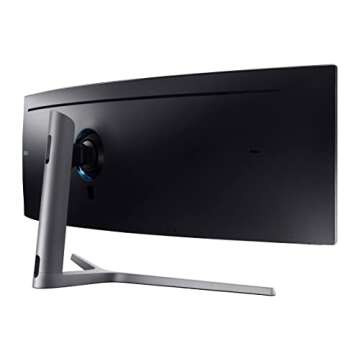 SAMSUNG 49-Inch CHG90 144Hz Curved Gaming Monitor (LC49HG90DMNXZA) – Super Ultrawide Screen QLED Computer Monitor, 3840 x 1080p Resolution, 1ms Response, FreeSync 2 with HDR,Black
