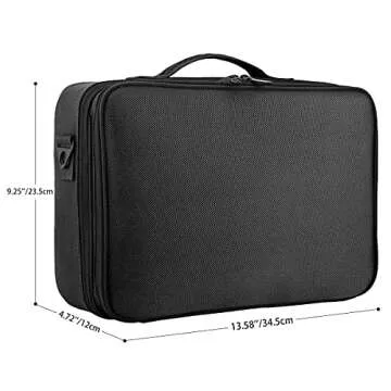 MoKo Travel Cosmetic Bag for Makeup & Skincare Essentials