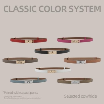 FENLDY Adjustable Women's Skinny Belt for Stylish Looks