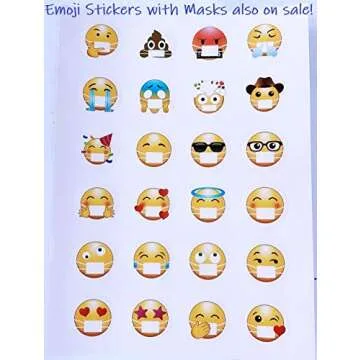 L LIFETIME Smile! Yellow Party Favors Bags Super Strong 24 Pack Loot Birthday Emoji Treat Plastic Bag, 9 x 6 inch - Birthday Gift Bag for Kids Boys and Girls - Plastic Gift Bags with Handles