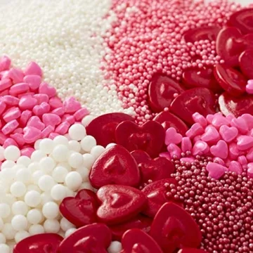 Wilton 8-Count Valentine Sprinkles Dessert Set