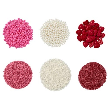 Wilton 8-Count Valentine Sprinkles Dessert Set