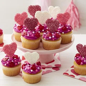 Wilton 8-Count Valentine Sprinkles Dessert Set