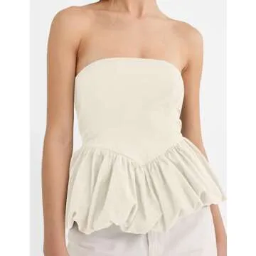 MISSACTIVER Peplum Tank Top for Women | Stylish Summer Top