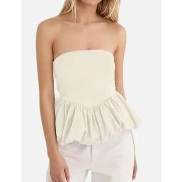 MISSACTIVER Peplum Tank Top for Women | Stylish Summer Top