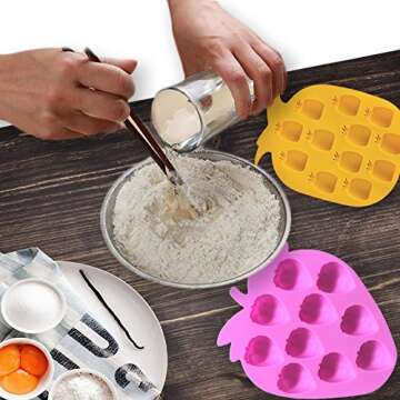 IHUIXINHE Food Grade Silicone Mold for Versatile Baking